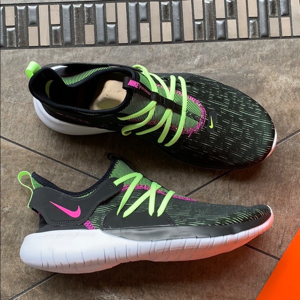 NIKE FLEX CONTACT 3 black/volt glow-hyper violet M - Picture 3 of 16